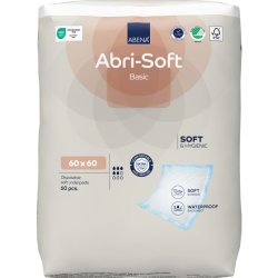 Underlag, ABENA Abri-Soft Basic, 60x60cm