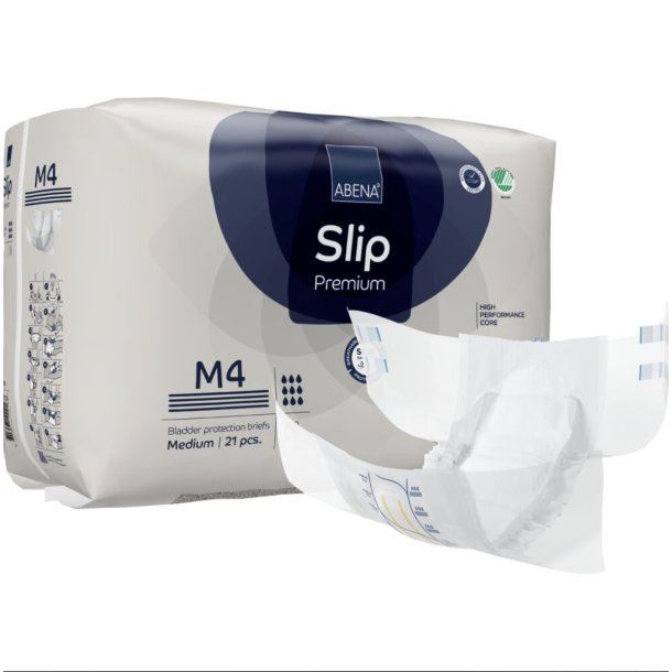 Tapeble, ABENA Slip, Medium  M4, bl farvekode, Premium