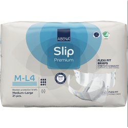 Tapeble, ABENA Slip Flexi Fit, M-L4, lysebl farvekode, Premium