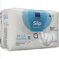 Tapeble, ABENA Slip Flexi Fit, M-L4, lysebl farvekode, Premium