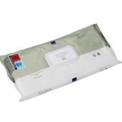 V�dserviet, ABENA, Z-fold, 30x30cm, hvid, Renrumsproduceret, 50stk, uden farve og parfume, med plast