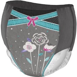 Brneble, bukseble, DryNites Pyjama Pants, 8-13 r, med print, pige, 30-48 kg 16 stk