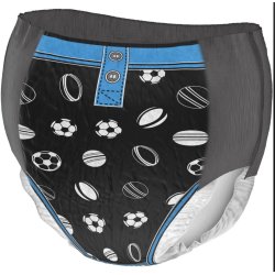 Brneble, bukseble, DryNites Pyjama Pants, 8-13 r, med print, dreng, 30-48 kg