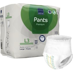 Bukseble, ABENA Pants Premium, L3, gr�n farvekode 15 stk 