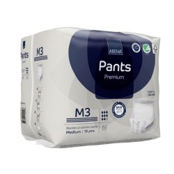 Bukseble, ABENA Pants Premium, M3, bl� farvekode 15 stk 